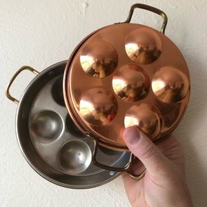 🌱vintage copper dishes
